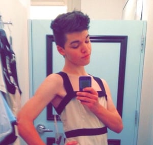 Leelah Alcorn posted this photo of herself on Tumblr with the caption "I don't take many selfies because I hate how I look as a boy and I rarely get a chance to dress as a girl, so I'm only posting 5, but this year was a big year for me."