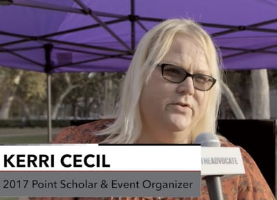 Kerri Cecil - 2017 Point Scholar & Event Organizer